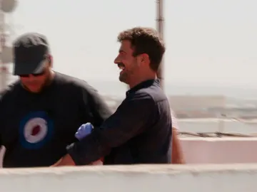 Rodolfo Sancho sufrió una caída en el rodaje de 'Mar de plástico' Rodolfo Sancho sufrió una caída en el rodaje de 'Mar de plástico'