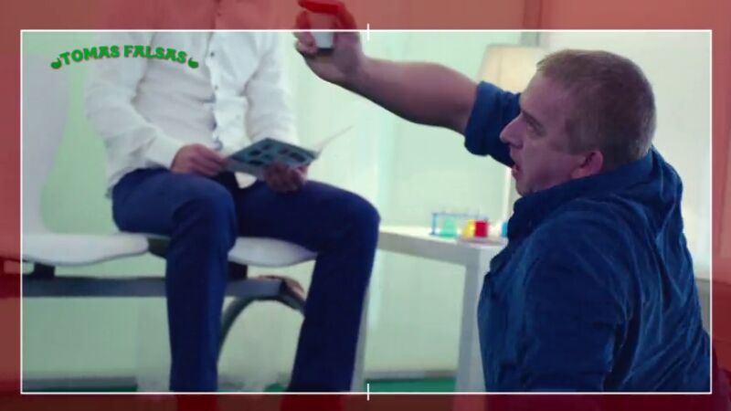  Antxon hace la croqueta simulando una caída