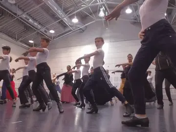 Los 'Billys' pasan un día con el Ballet Nacional Los 'Billys' pasan un día con el Ballet Nacional