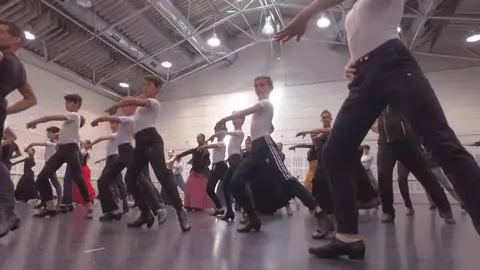 Los 'Billys' pasan un día con el Ballet Nacional Los 'Billys' pasan un día con el Ballet Nacional