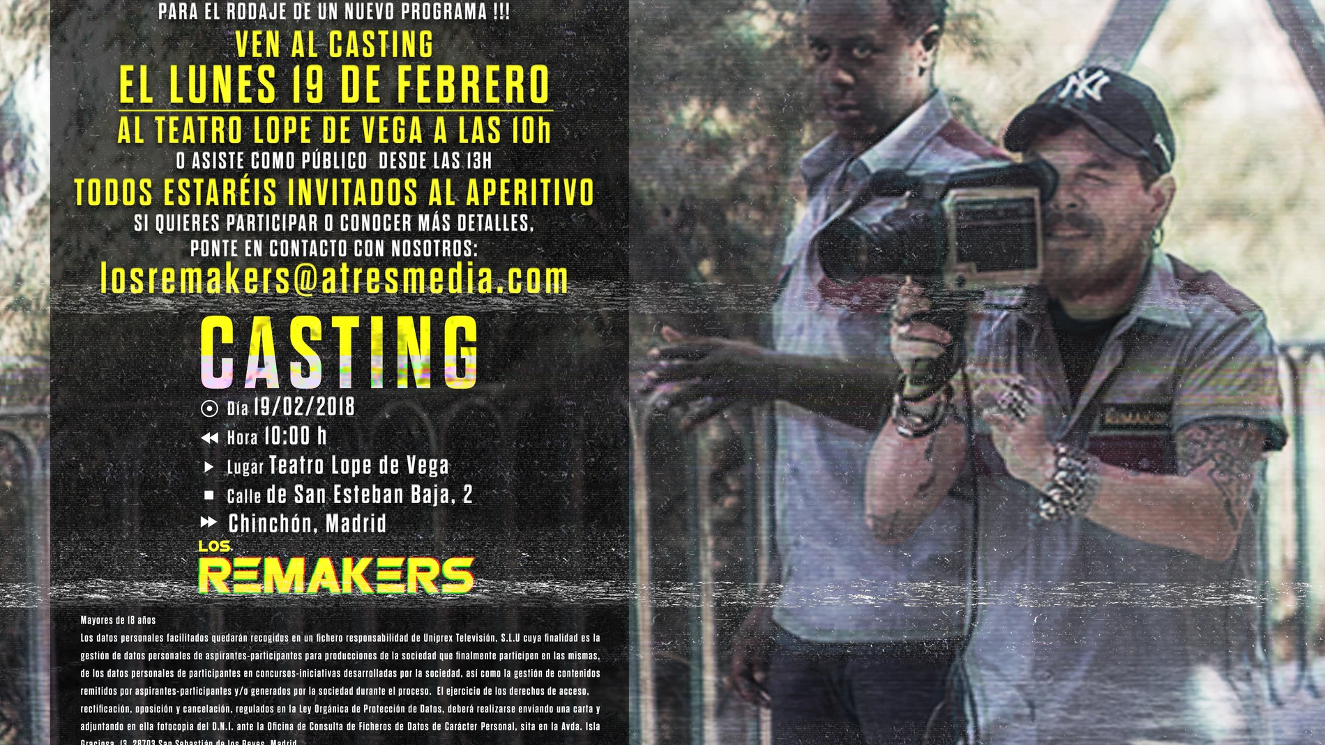 Ven al casting de 'Los Remakers' en Chinchón (Madrid)
