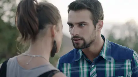 Pilar y Lucas en 'Mar de plástico' Pilar y Lucas en 'Mar de plástico'