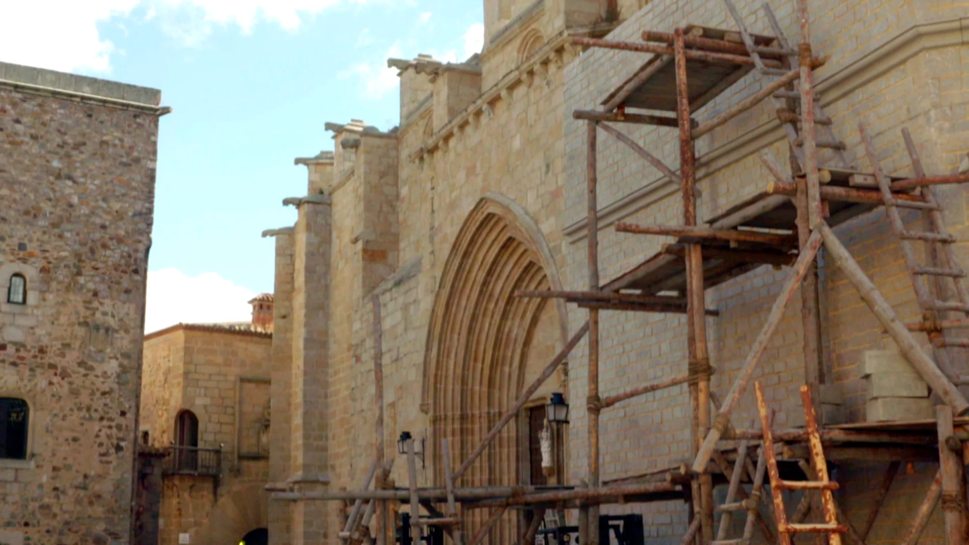 Así se recrea la Basílica de Santa Mª del Mar en Cáceres