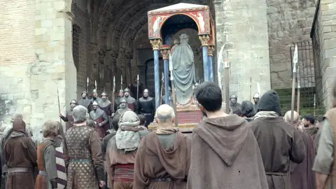 ‘La Catedral del Mar’ invade Sos del Rey Católico y duplica sus habitantes ‘La Catedral del Mar’ invade Sos del Rey Católico y duplica sus habitantes