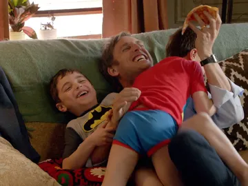 Jake disfruta con sus hijos Jake disfruta con sus hijos